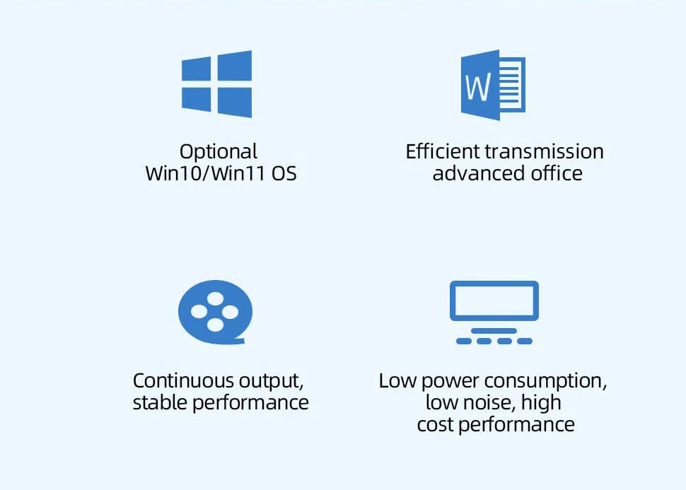 GK3V Mini PC DIY Gaming Computer Intel Alder Lake N100/N95 8GB 16GB 1TB NVMe Windows 11 Pro 4K HD VGA Win 11
