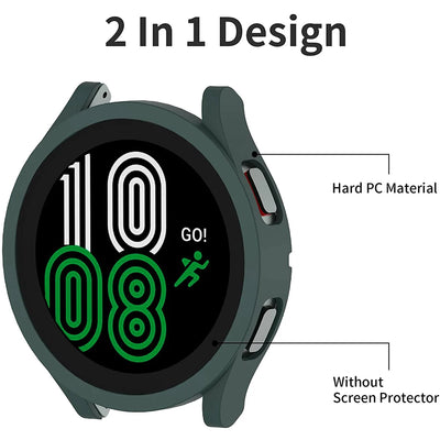 PC Matte Watch Case for Samsung Galaxy Watch 4 40mm 44mm Cover All-Around Protective Bumper Shell for Watch 4 Classic 42mm 46mm
