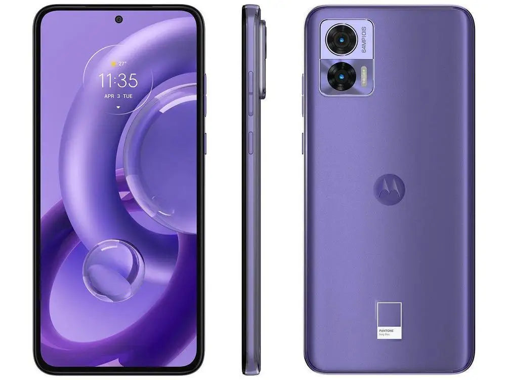 Smartphone Motorola Edge 30 Neo 256GB Lilac 5G Octa-Core 8GB RAM 6,3 ”Camera. Double + Selfie 32MP