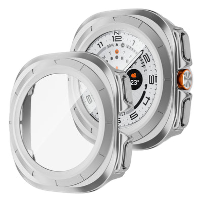Case for Samsung Galaxy Watch Ultra 47mm accessories Tempered Glass Screen Protector Hard PC Bumper Galaxy Watch 7 ultra Cover