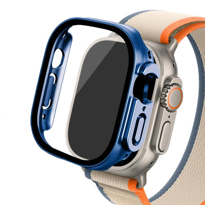 Glass+ Cover For Apple Watch case Ultra 2 49mm smartwatch Bumper+Screen Protector Tempered iwatch series apple watch Accessories