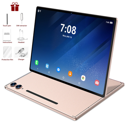 2025 S10+ SAMSNUG Tablet Android 15 Global Original 22GB+2TB 10.1inch HD 10000mAh 5G Dual SIM Card Phone Call WiFi GPS Tablet PC