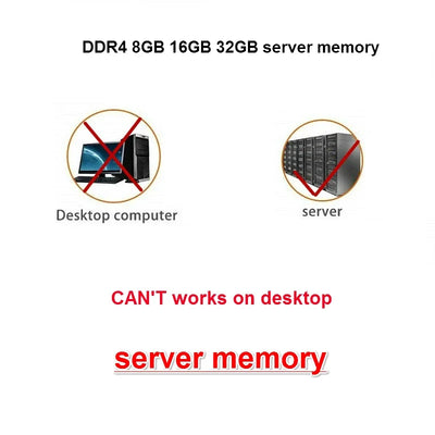 Used DDR4 8GB 16GB 32GB 64GB server memory 2400 2133MHz ECC REG PC4-2133P 2400T ram