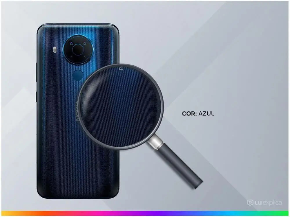 Smartphone Nokia 5.4 128GB Blue 4G 4GB RAM 6,39 ”Camera. Quad + Selfie 16MP with Office Package