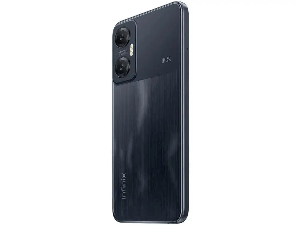 Smartphone Infinix Hot 20 128GB Black 5G MediaTek Dimension 810 4GB RAM 6,6 "Camera. Dual + Selfie 8MP Dual Chip