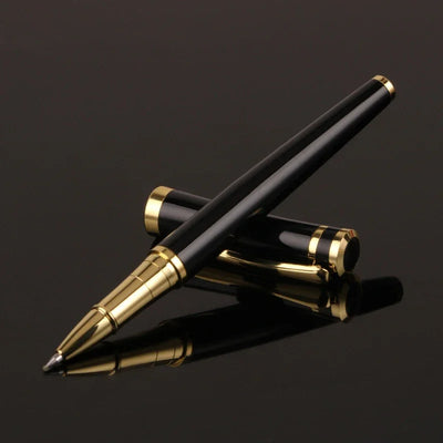 Luxury Metal Ball Point Pen Clip Signature Ballpoint Pens for Business Writing Office Stationery Customized Logo Name Gift