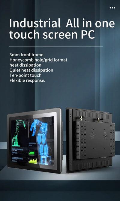 Waterproof Brightness Capacitive TouchScreen True Flat X86 Price 10.1Inch Embedded Industrial Tablet Computer Panel PC