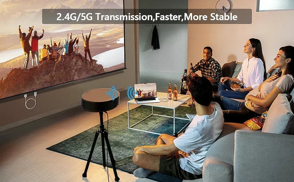 5G 1080P 50M HDMI Wireless Receiver Transmitter Extender Kit 98FT Wireless Video Display Dongle for TV Box Camera Monitor PC