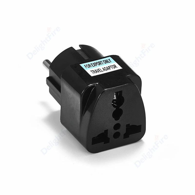 KR Plug Adapter Multifunction Universal AU UK US To EU Electrical Socket Type E/F France Spain Plug Travel Adapter AC Outlet