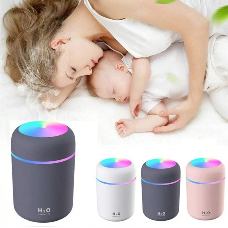 Color Atmosphere Lamp Desktop Essential Oil Diffuser Spray Personal Space Usb H2O Car Humidifier
