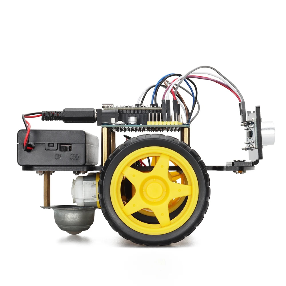 TSCINBUNY Smart Starter Robot Kit For Arduino Programming Learning and Develop Skills Complete Kit Automation 2WD Robotic Kits