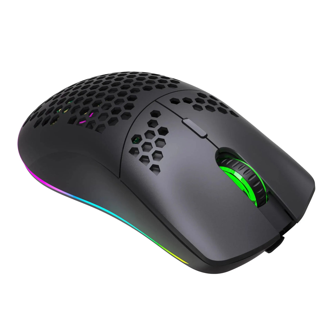 New T66 Rechargeable USB 2.4G Wireless Honeycomb Gaming Mouse RGB Lighting Mice Gamer Mouse For Notebook Desktop PC Computers