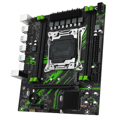 MACHINIST X99 Motherboard kit with Intel Xeon E5 2680 V3 CPU + DDR4 8GBx2 2133MHz Dual-Channel RAM Set Computer Combo X99 PR9