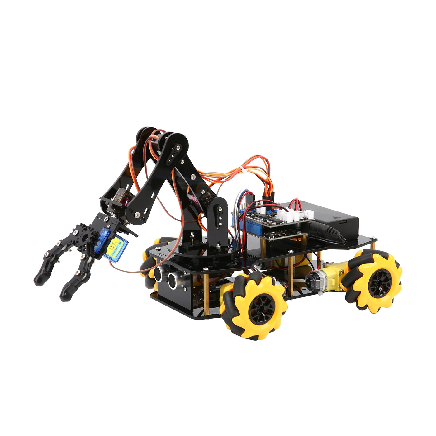 ACEBOTT ESP32 4 DOF Robot Arm Learning Kit Wifi Electronic Components Smart Car STEM STEAM Education Robotics for Arduino