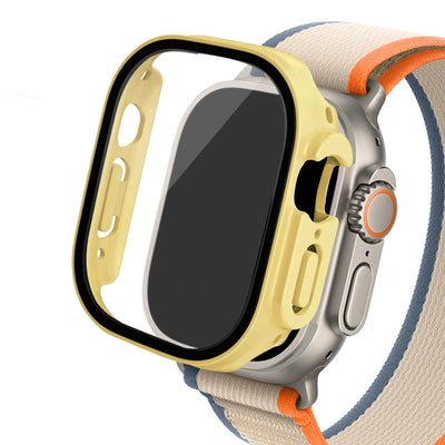 Glass+ Cover For Apple Watch case Ultra 2 49mm smartwatch Bumper+Screen Protector Tempered iwatch series apple watch Accessories