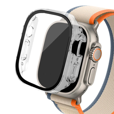 Glass+ Cover For Apple Watch case Ultra 2 49mm smartwatch Bumper+Screen Protector Tempered iwatch series apple watch Accessories
