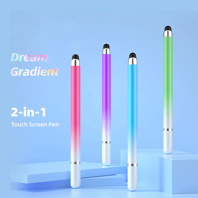 Universal 2 In 1 Stylus Pen For iOS Android Touch Pen Drawing Capacitive Pencil For iPad Samsung Xiaomi Tablet Smart phone