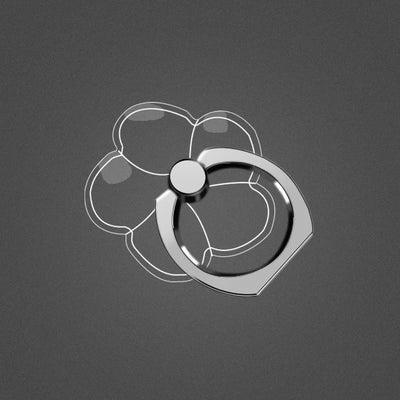 Finger Ring Mobile Phone Smartphone Stand Holder For iPhone X Samsung cell Smart  transparent Phone Ring holder Car Mount Stand