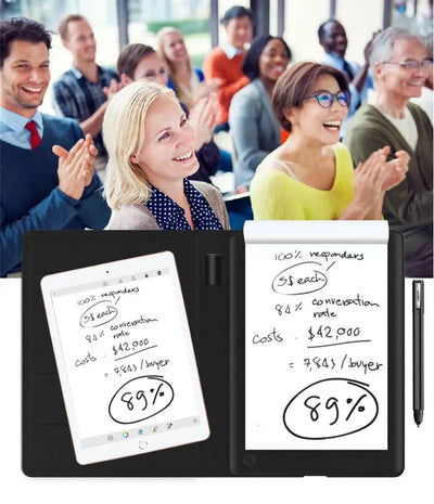 Aulidtech iNote Bluetooth Digital Smart Notebook A5 Paper Writing Board Tablet 10 Inch Smart Notebook Drawing Note Pad