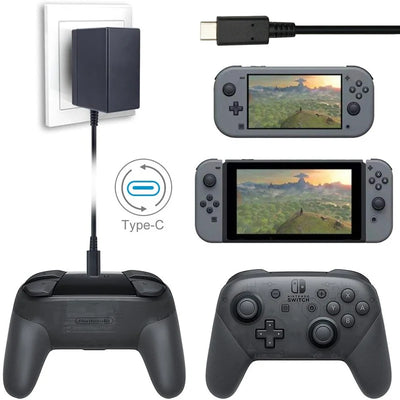 GILGOTT EU US UK Plug AC Adapter Charger Power Supply for Nintendo Switch NS Lite OLED Dock Station Fast Charging Kit