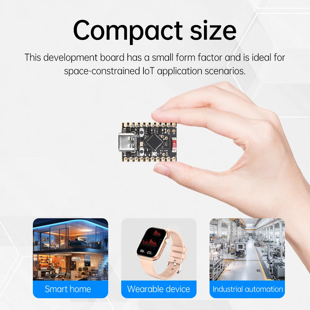 ESP32-C6 Development Board WiFi Bluetooth Module ESP32 C6 Microcontroller Programming Learning Controller Core Board RISC-V 32