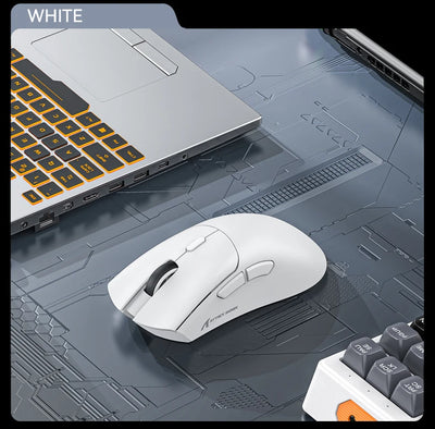 Attack Shark R1 1000Hz Bluetooth Mouse,18000dpi,PAW3311,Tri-mode Connection, Macro Gaming Mouse