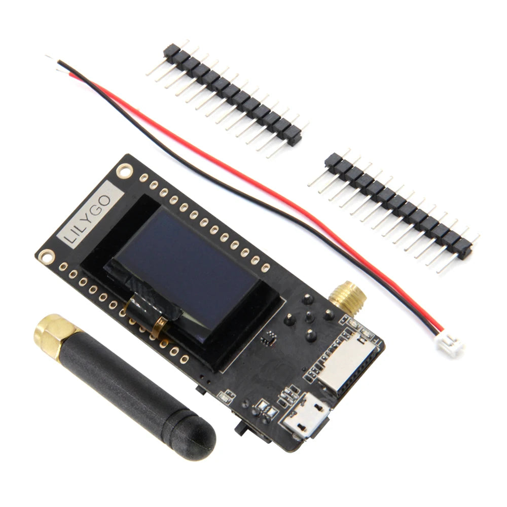 LoRa32 V2.1_1.6 Version 433/868/915Mhz ESP32 LoRa OLED 0.96 Inch SD Card Bluetooth WIFI Wireless Module ESP-32 SMA
