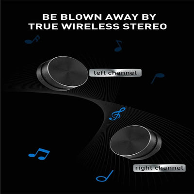 Bone Conduction Speaker Wireless Bluetooth-Compatible TWS Stereo Dual Sound Audio Box Mini Humbird Speaker With Call FM Radio