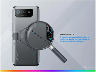 Smartphone Asus Rog Phone 6D Ultimate 512GB Grey 5G Mediatek 16GB RAM 6,78 "Camera. Triple + Selfie 12MP Dual Chip