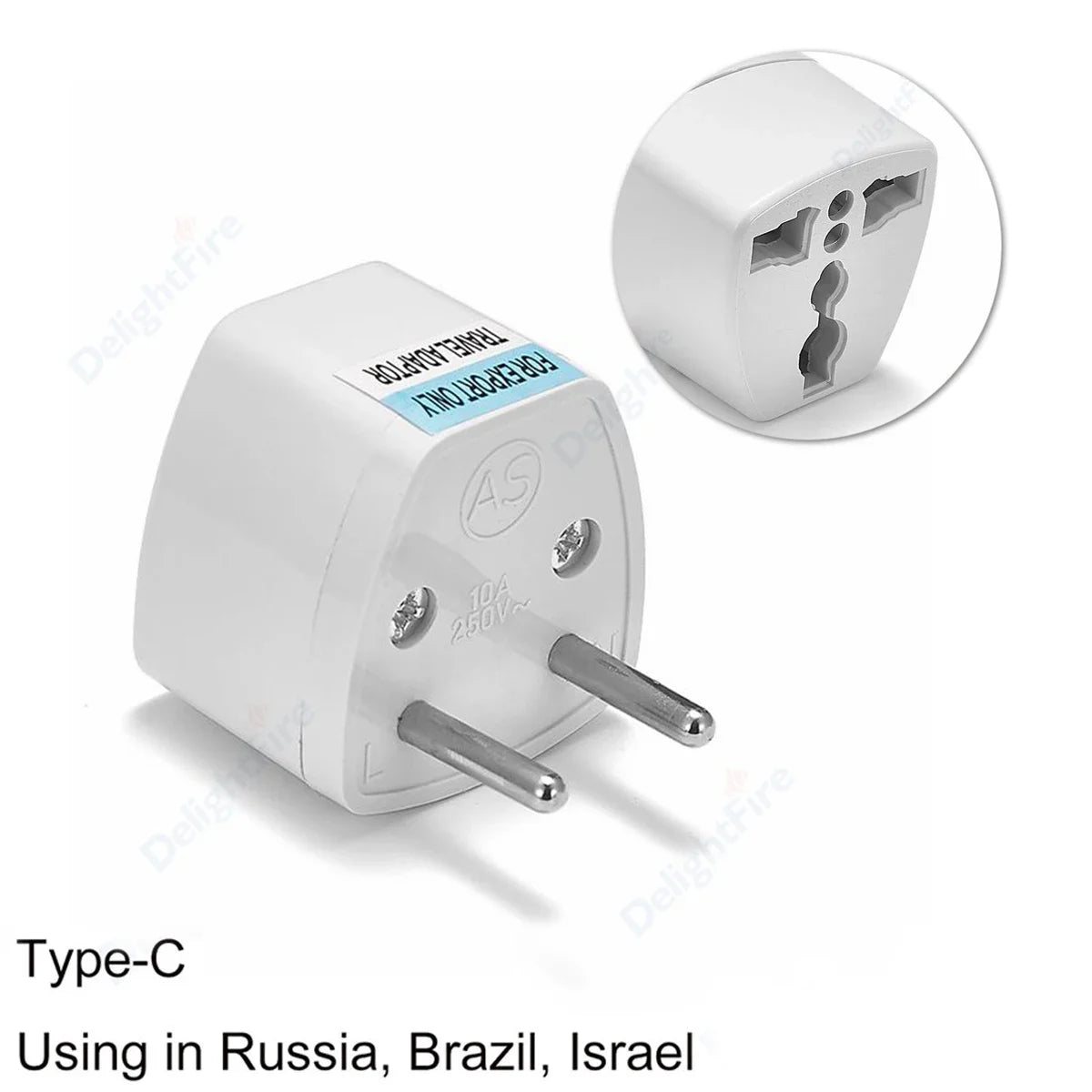 KR Plug Adapter Multifunction Universal AU UK US To EU Electrical Socket Type E/F France Spain Plug Travel Adapter AC Outlet