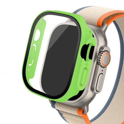 Glass+ Cover For Apple Watch case Ultra 2 49mm smartwatch Bumper+Screen Protector Tempered iwatch series apple watch Accessories