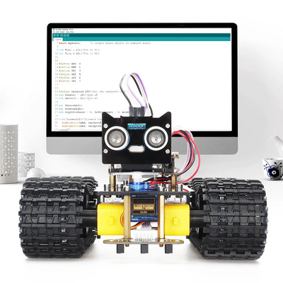 Complete Robot Starter Kit for Arduino Programming Design Great Fun Smart Robot Car Best Educational Automation Robotic Kit