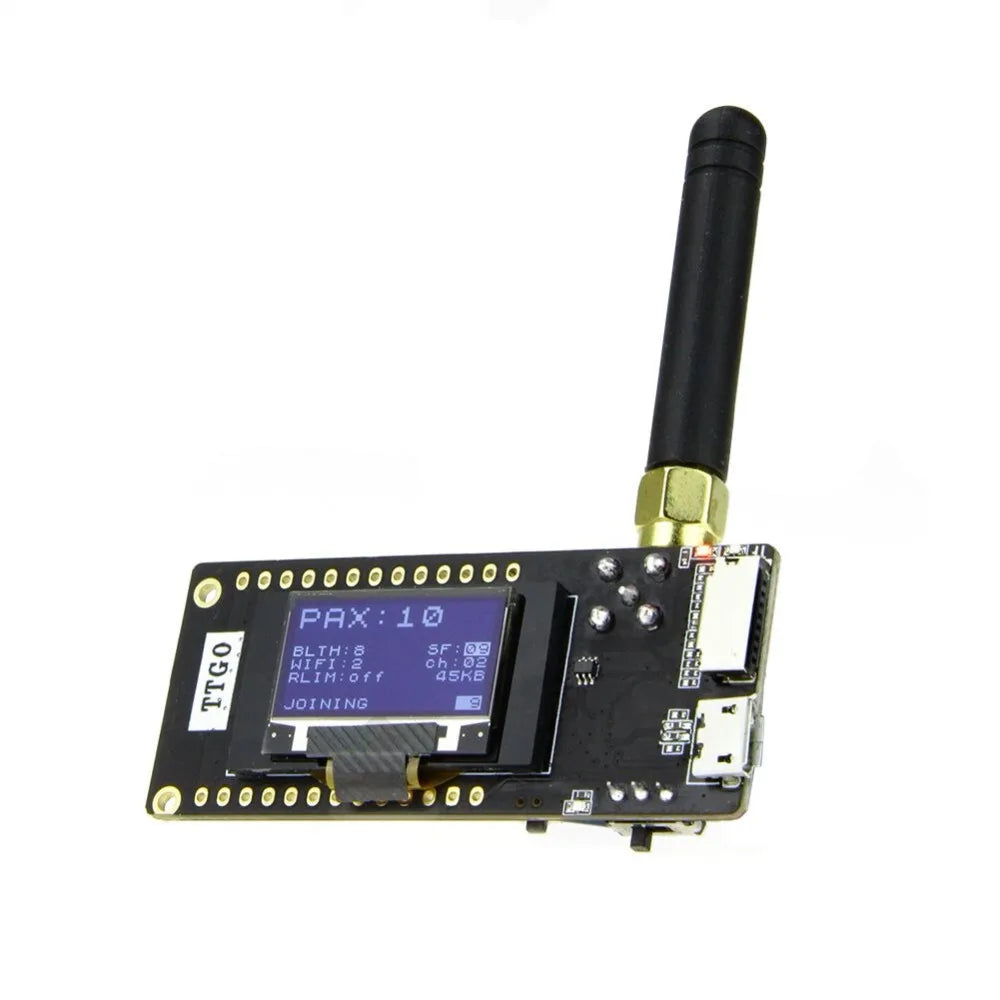 LoRa32 V2.1_1.6 Version 433/868/915Mhz ESP32 LoRa OLED 0.96 Inch SD Card Bluetooth WIFI Wireless Module ESP-32 SMA
