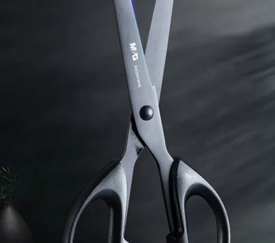 M&G Black Blade Scissors 160/180mm Rust Proof Sharp Student Paper Cuttings Scissors Tailor Scissors Household Office Supplies