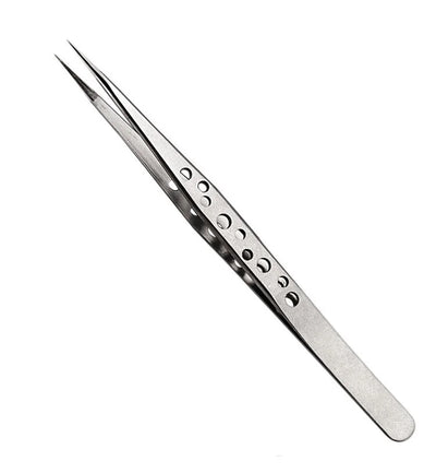 Electronics Industrial Tweezers Precision  Anti-static Curved Straight Tip Stainless Forceps Phone Repair Hand Tool