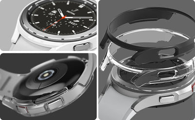 PC Matte Watch Case for Samsung Galaxy Watch 4 40mm 44mm Cover All-Around Protective Bumper Shell for Watch 4 Classic 42mm 46mm