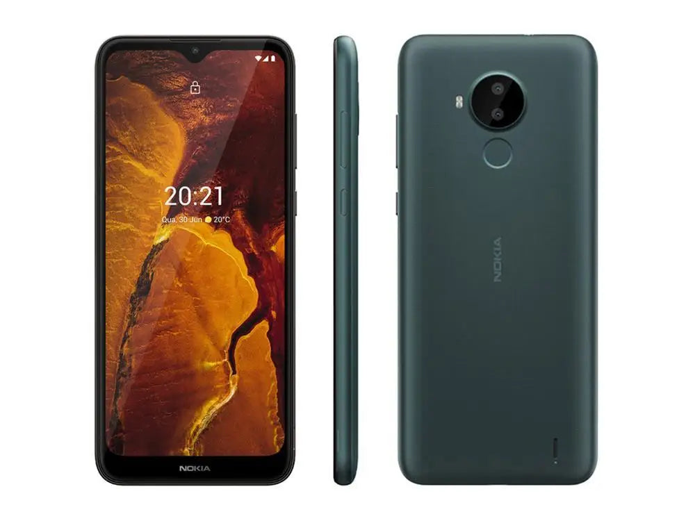 Smartphone Nokia C30 64GB Green 4G Octa-Core 2GB RAM 6,82 ”Camera. Dual + Selfie 5MP Dual Chip