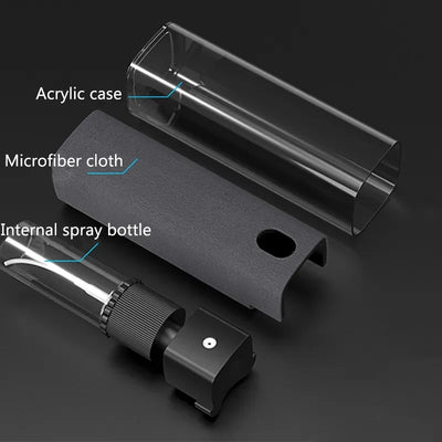 Mini Screen Cleaner Spray Smartphones Soft Microfiber Polishing Cloth Phone PC Cleaner Set Cleaning Brush for Apple IPad IPhone