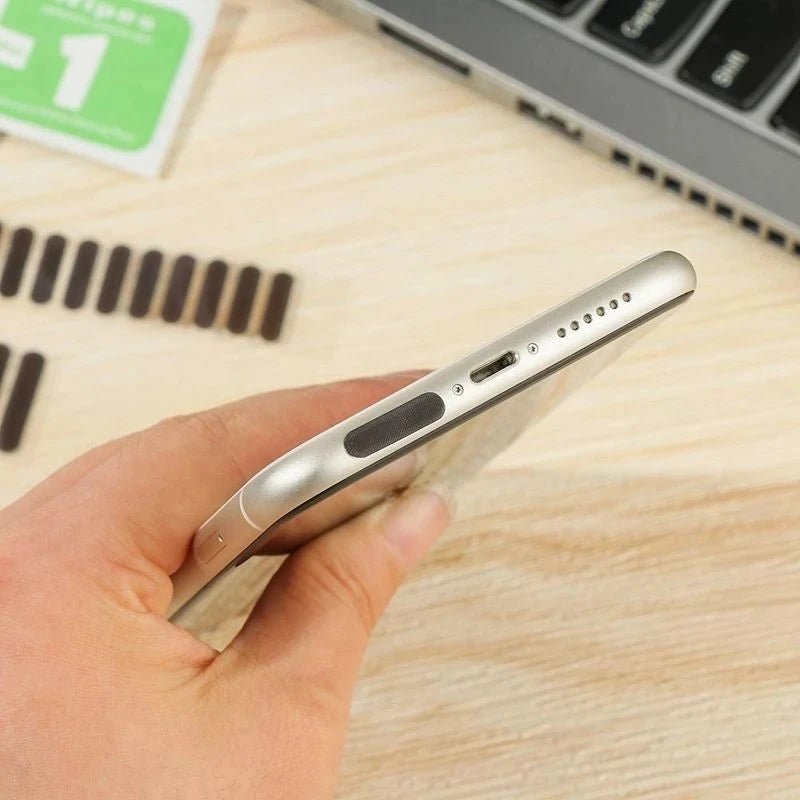 Universal Dust Plug Mobile Phone Speaker Anti Dust Mesh Sticker for iPhone Samsung Mi Charge Port Protector Cleaning Brush Set