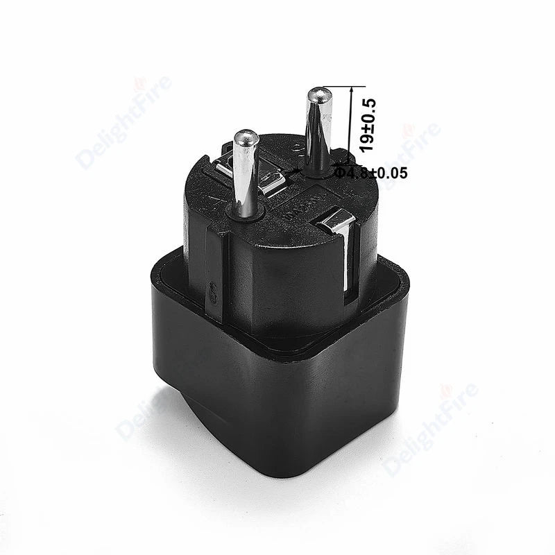 KR Plug Adapter Multifunction Universal AU UK US To EU Electrical Socket Type E/F France Spain Plug Travel Adapter AC Outlet