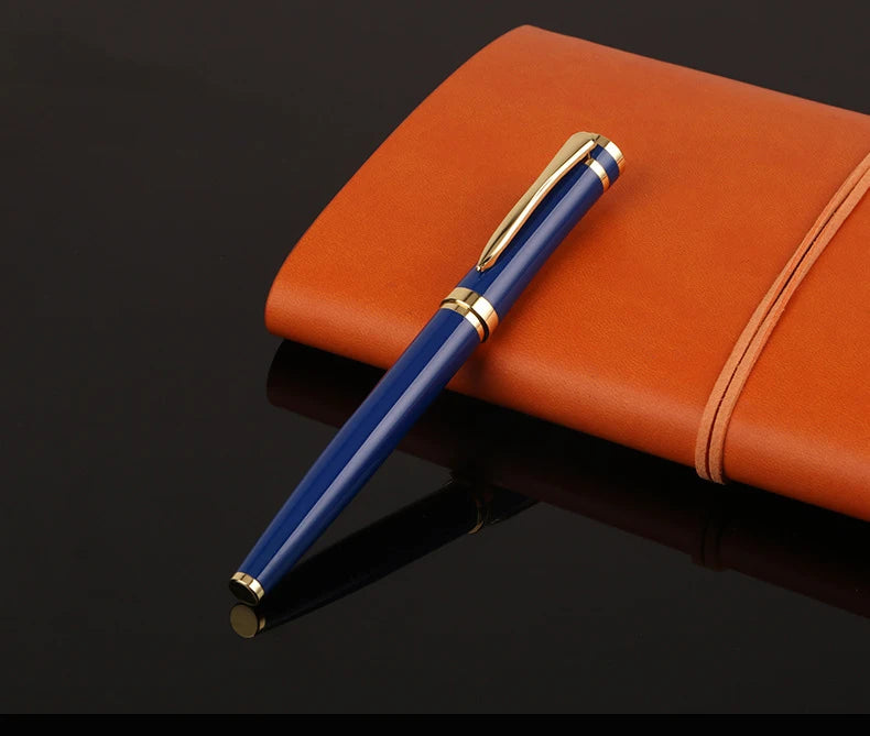 Luxury Metal Ball Point Pen Clip Signature Ballpoint Pens for Business Writing Office Stationery Customized Logo Name Gift