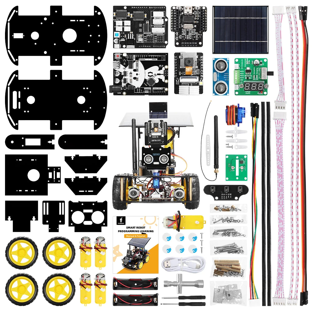 ESP32 Automation Robot Kits for Arduino Solar Charging Best Selling Consumer Electronics Artificial Intelligence Smart Robot Kit