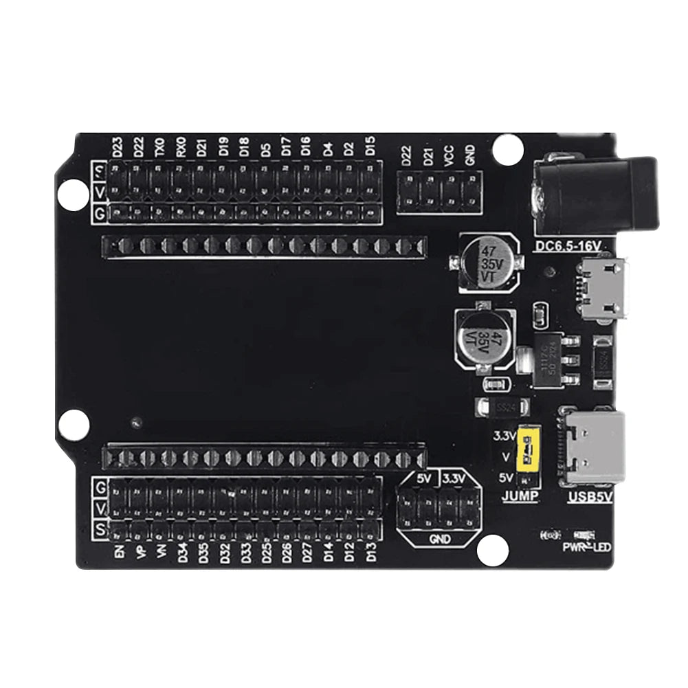 ESP32 Development Module Type-C MICRO USB 30Pin Expansion Electronic Module Graphic Programming GPIO Distribution Board