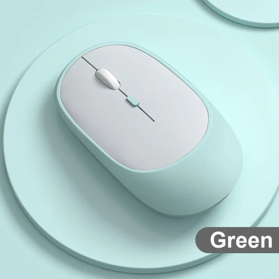 Wireless Mouse Rechargeable Mouse Gamer Dual Modes Bluetooth-compatible 2.4G USB Mute Mice For Laptop Pad Tablet Macbook Mause