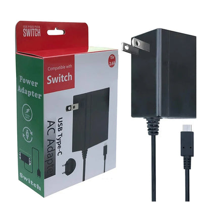 GILGOTT EU US UK Plug AC Adapter Charger Power Supply for Nintendo Switch NS Lite OLED Dock Station Fast Charging Kit