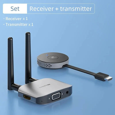 Hagibis Wireless HDMI Video Transmitter Receiver G6W Kits HDMI Extender Adapter TV Dongle 1080P for Monitor Projector Laptops