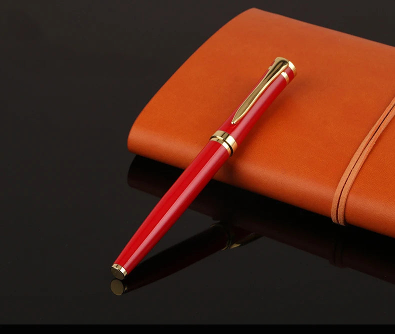 Luxury Metal Ball Point Pen Clip Signature Ballpoint Pens for Business Writing Office Stationery Customized Logo Name Gift