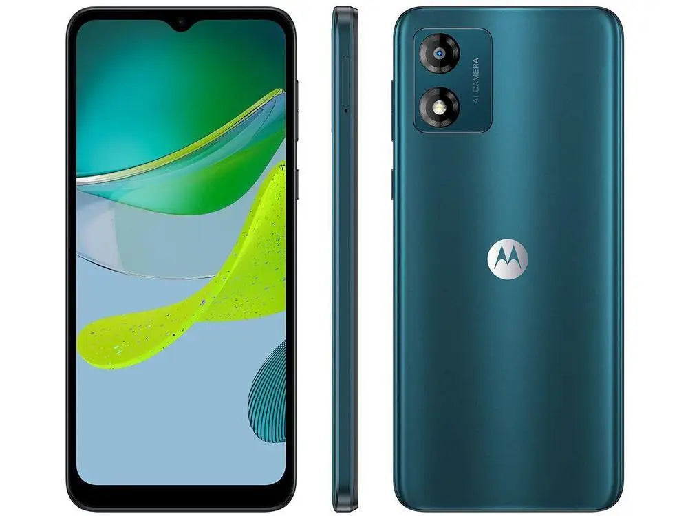 Smartphone Motorola Moto E13 64GB Green 4G Octa-Core 4GB RAM 6,5 "Camera. 13MP + Selfie 5MP Dual Chip