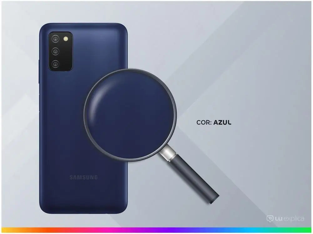 Smartphone Samsung Galaxy A03s 64GB Blue 4GB RAM 6,5 "Camera. Triple + Selfie 5MP Dual Chip