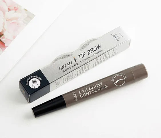 5 Colors Microblading Eyebrow Pen Waterproof Liquid Eyebrow Pencil Long Lasting Eyebrow  Pen 4 oints eyebrow pen Cosmetics